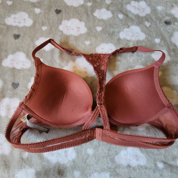 Aerie Brooke burnt sienna push up racer back bra size 34A - Picture 2 of 2